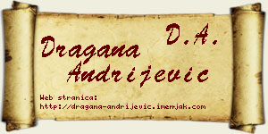 Dragana Andrijević vizit kartica